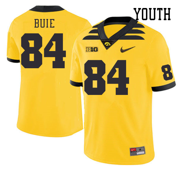 Youth #84 Jarriett Buie Iowa Hawkeyes College Football Jerseys Stitched Sale-Gold - Click Image to Close